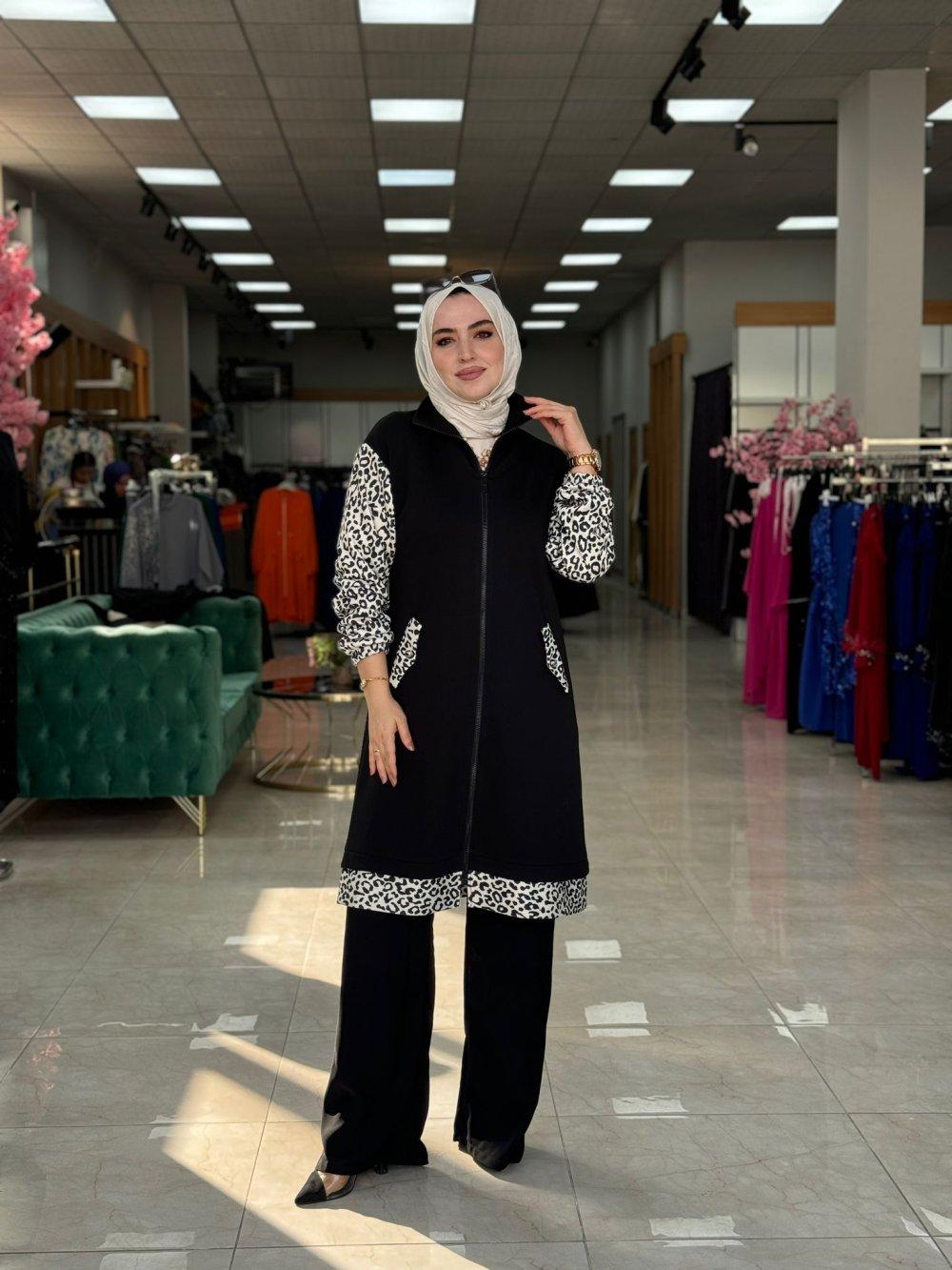 Ecrin Leopar 2İp Takım