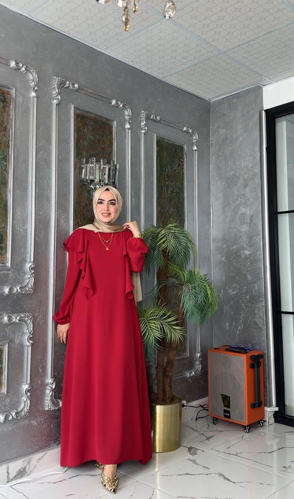 Eda Elbise-Kırmızı